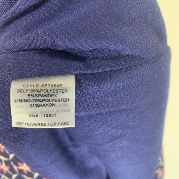 Stitch Fix|Pixley Blue Pencil Skirt - Picture 3 of 4